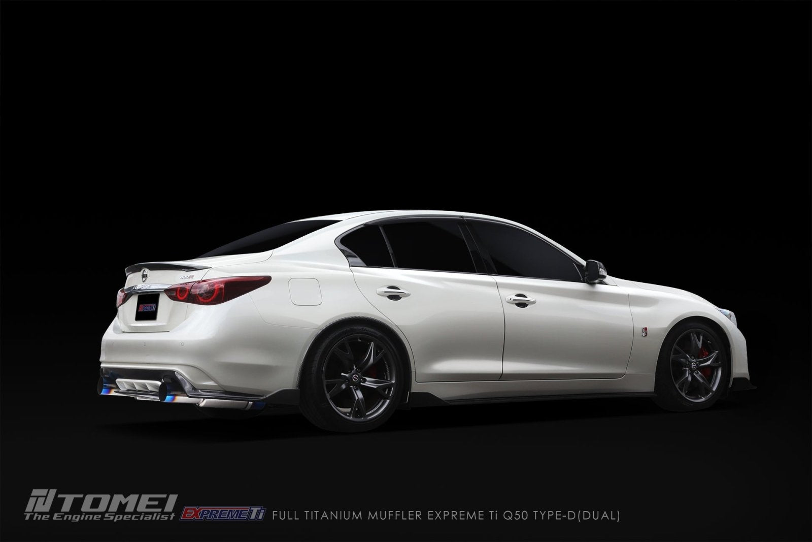Tomei Titanium Dual Cat - Back Exhaust | 2014 - 2024 Infiniti Q50 (TB6090 - NS21E) - 12