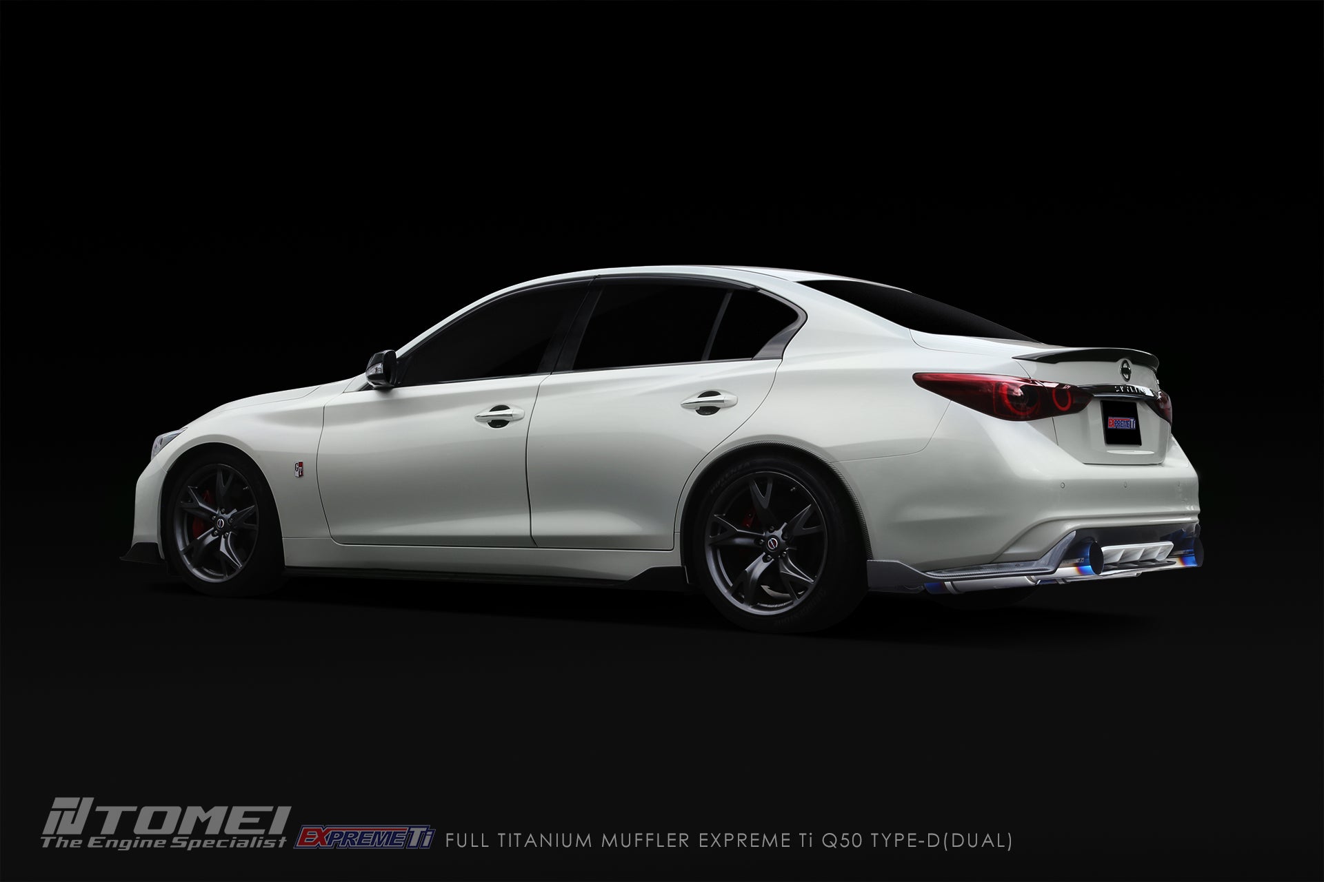 Tomei Titanium Dual Cat-Back Exhaust | 2014-2024 Infiniti Q50 (TB6090-NS21E)