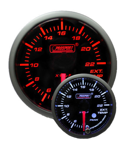Prosport 2-1/16" Premium Amber / White EGT Gauge