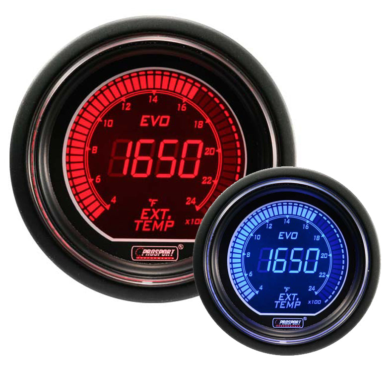 Prosport 2-1/16" Evo Electrical Exhaust Gas Temperature Gauge