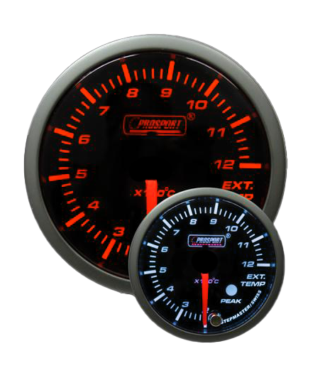 Prosport 2-1/16" Amber/White Premium Metric EGT Gauge
