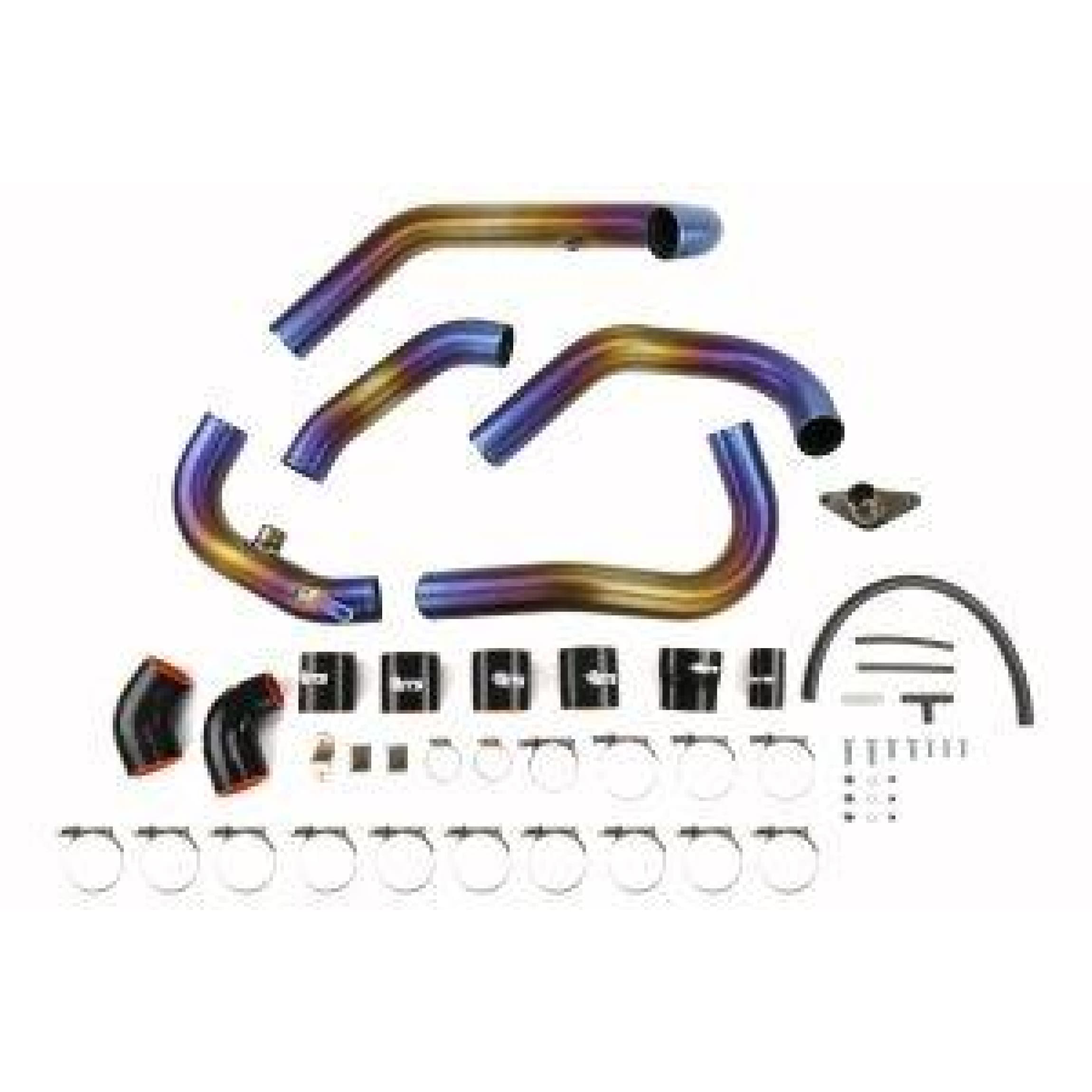 ETS Intercooler Piping - Titanium - Spot Anodize (2008-2014 Subaru STI)