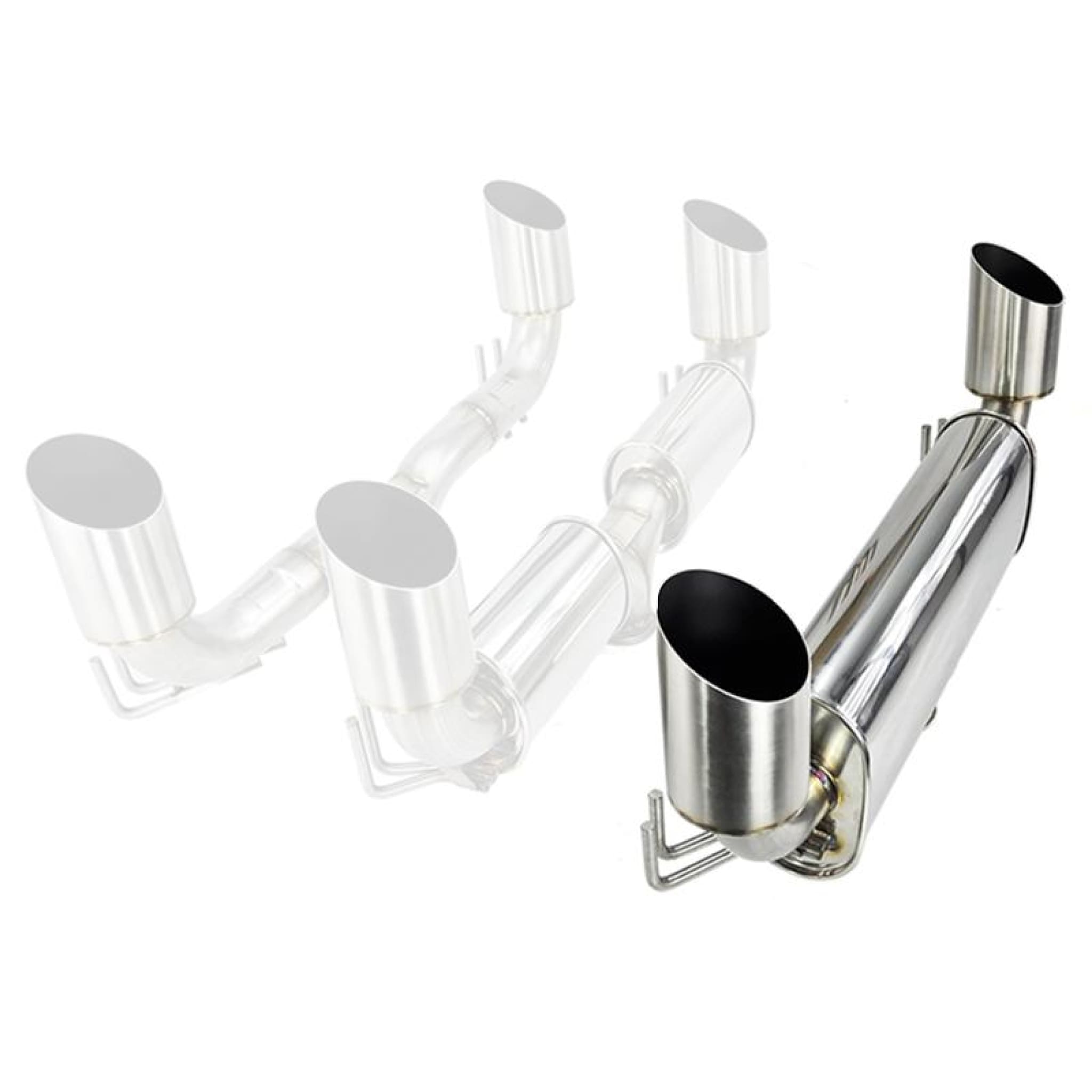 ETS V3 Quiet Rear Section (08-16 Mitsubishi Evo X)