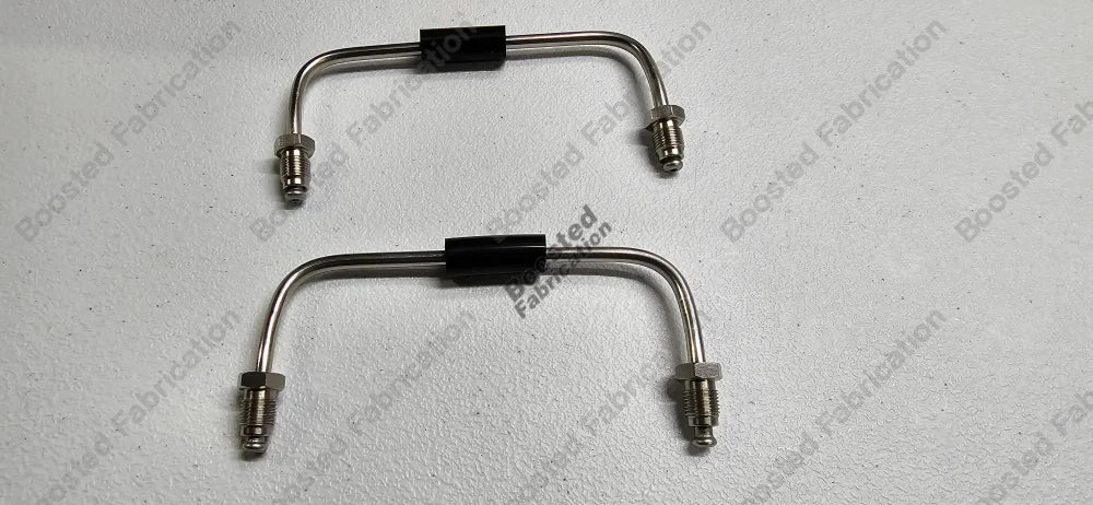 Boosted Fabrication Stainless Caliper Cross Over Brake Lines For Brembo Calipers (Evo 8/9)