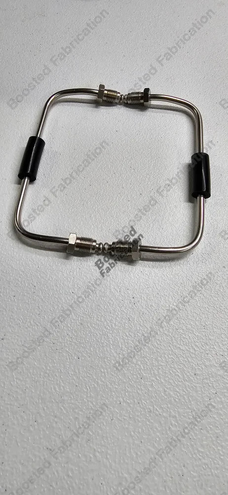 Boosted Fabrication Stainless Caliper Cross Over Brake Lines For Brembo Calipers (Evo 8/9)