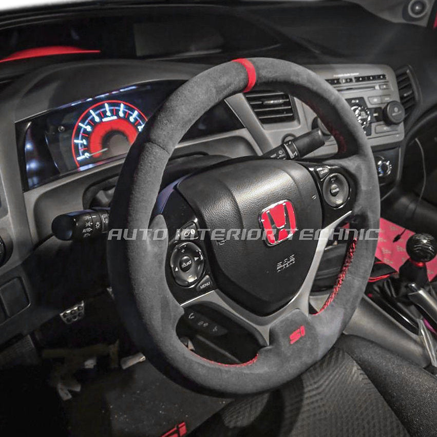 Auto Interior Technic Steering Wheel Wrap (2012-2015 Honda Civic Si)