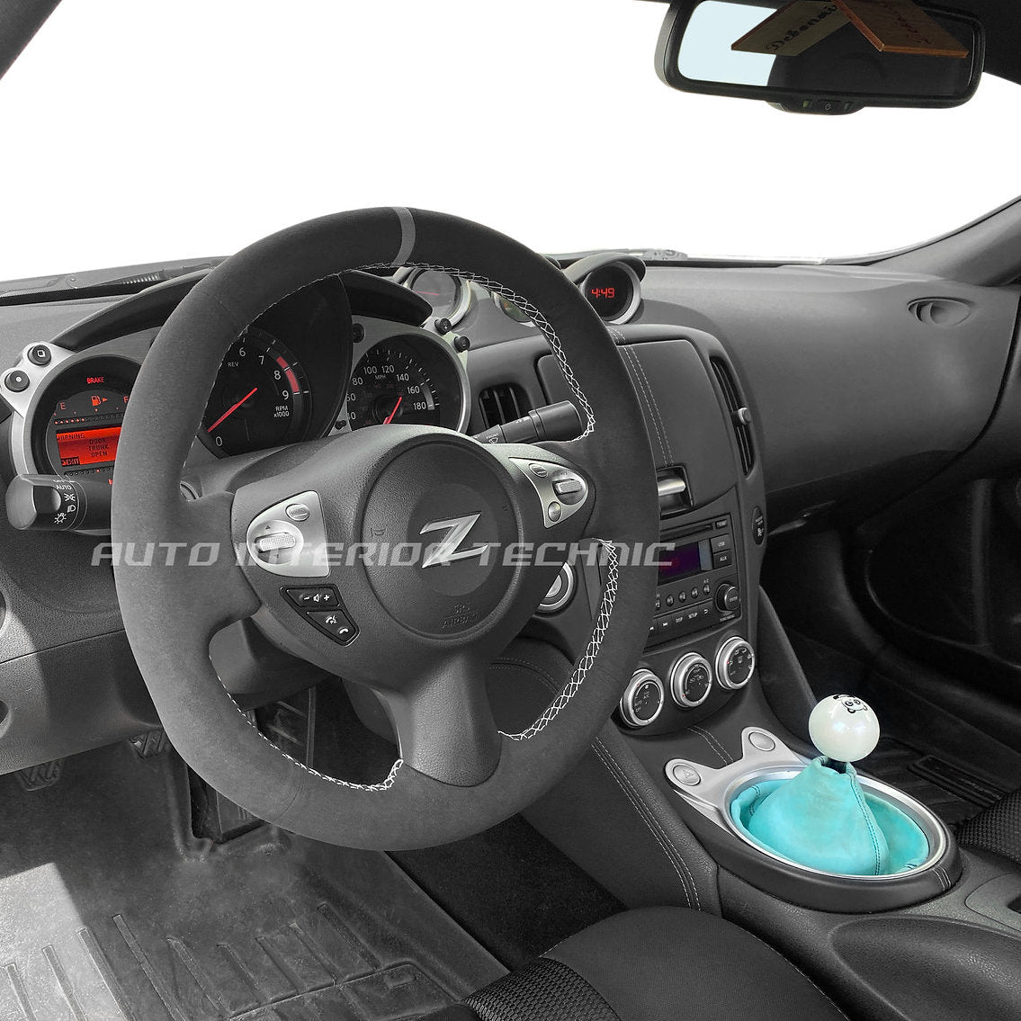 Auto Interior Technic Steering Wheel Wrap (2009-2013 Nissan 370Z)