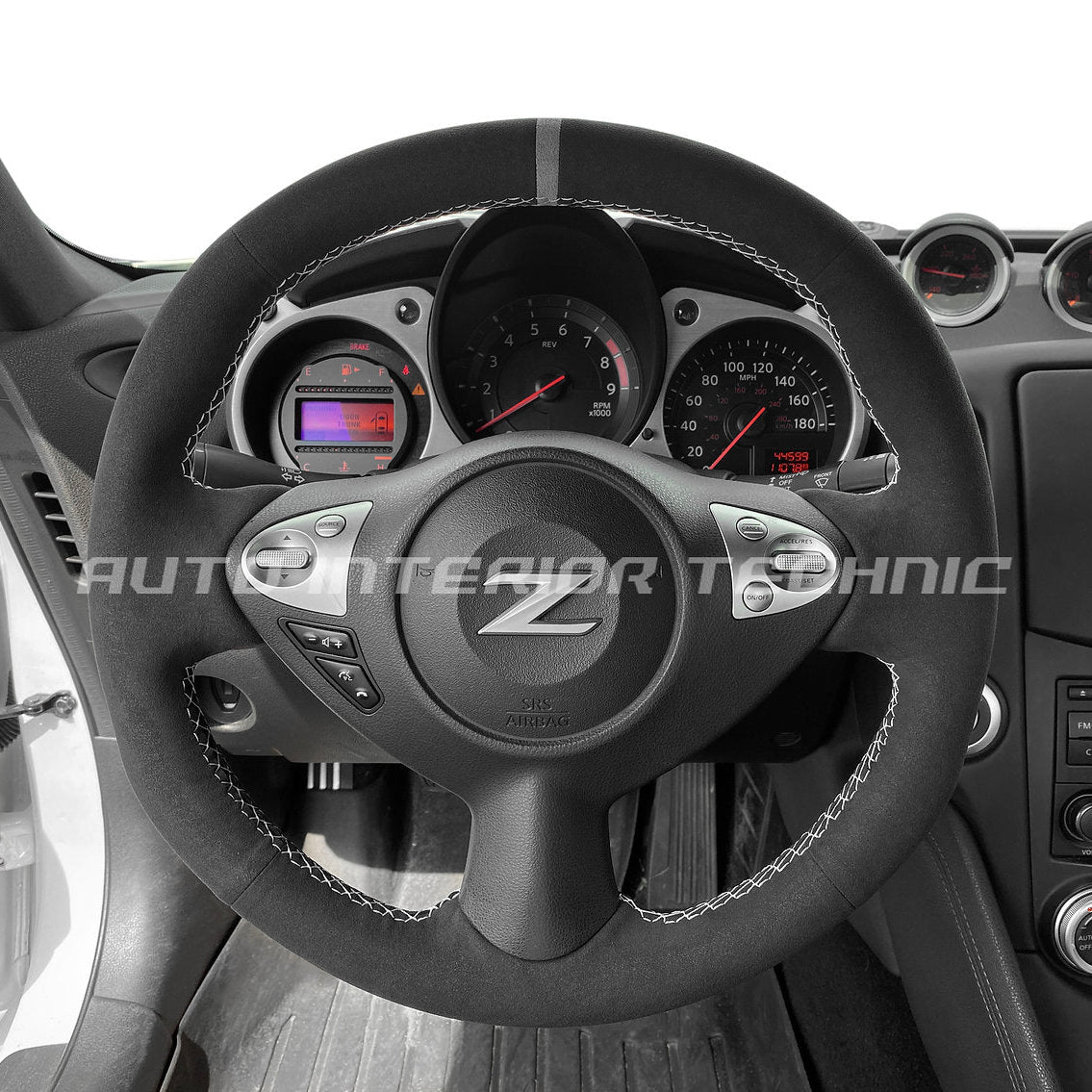 Auto Interior Technic Steering Wheel Wrap (2009-2013 Nissan 370Z)