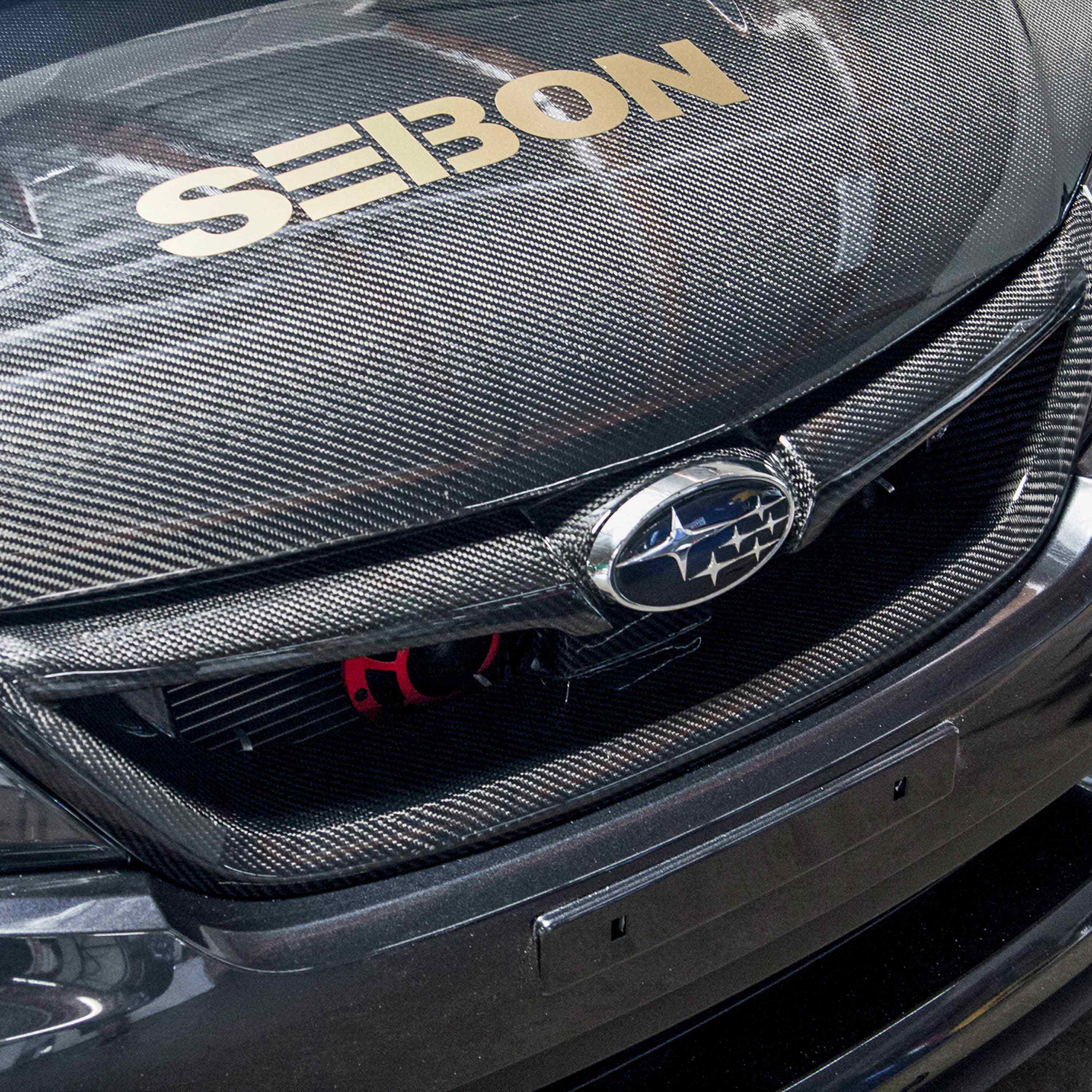 Seibon Carbon Fiber Front Grill (11-13 Subaru Impreza/WRX/STi) (SEIFG0809SBIMP4D-STI)