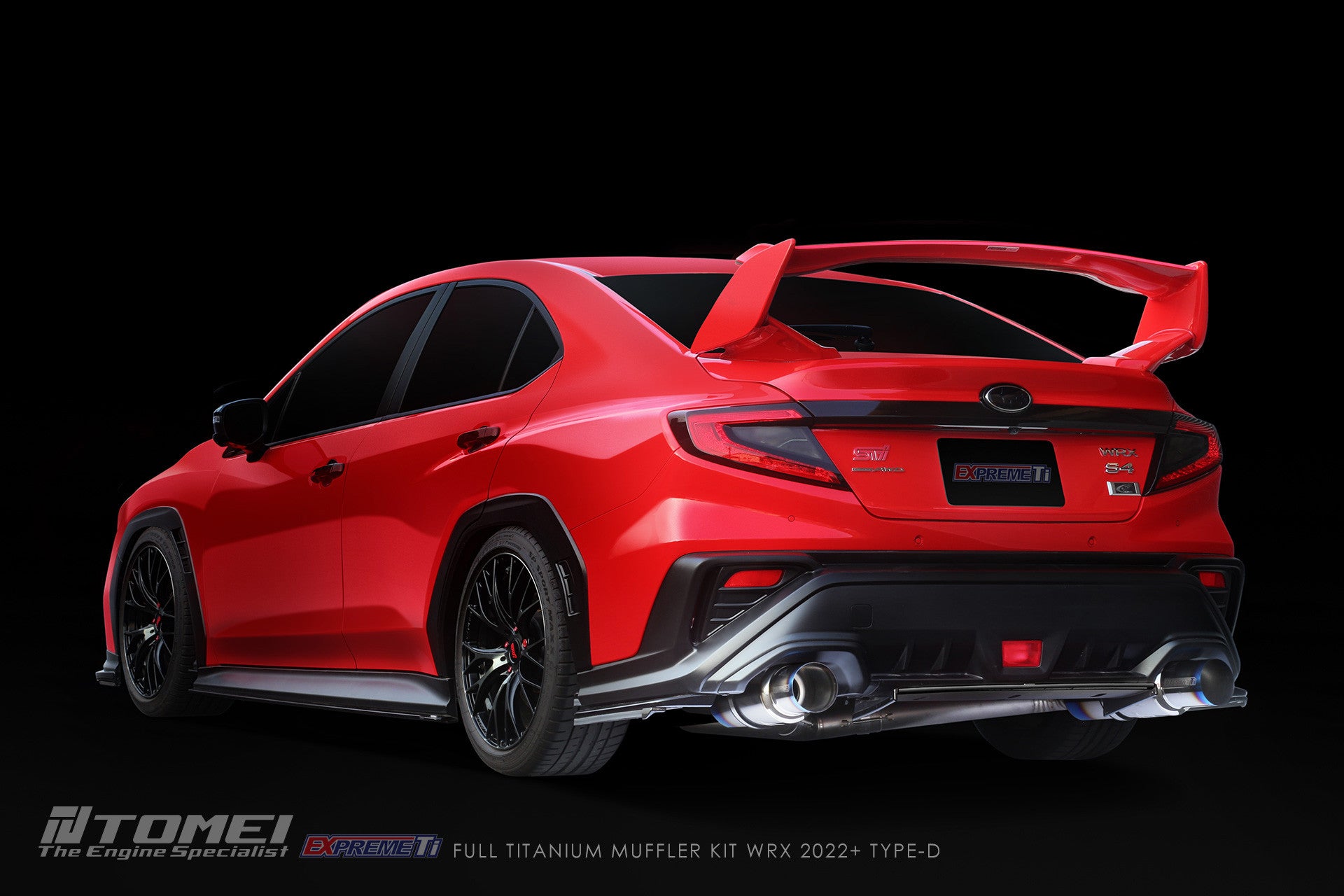 Tomei Full Titanium Muffler Expreme Ti Wrx 2022+ Type-D (Dual)