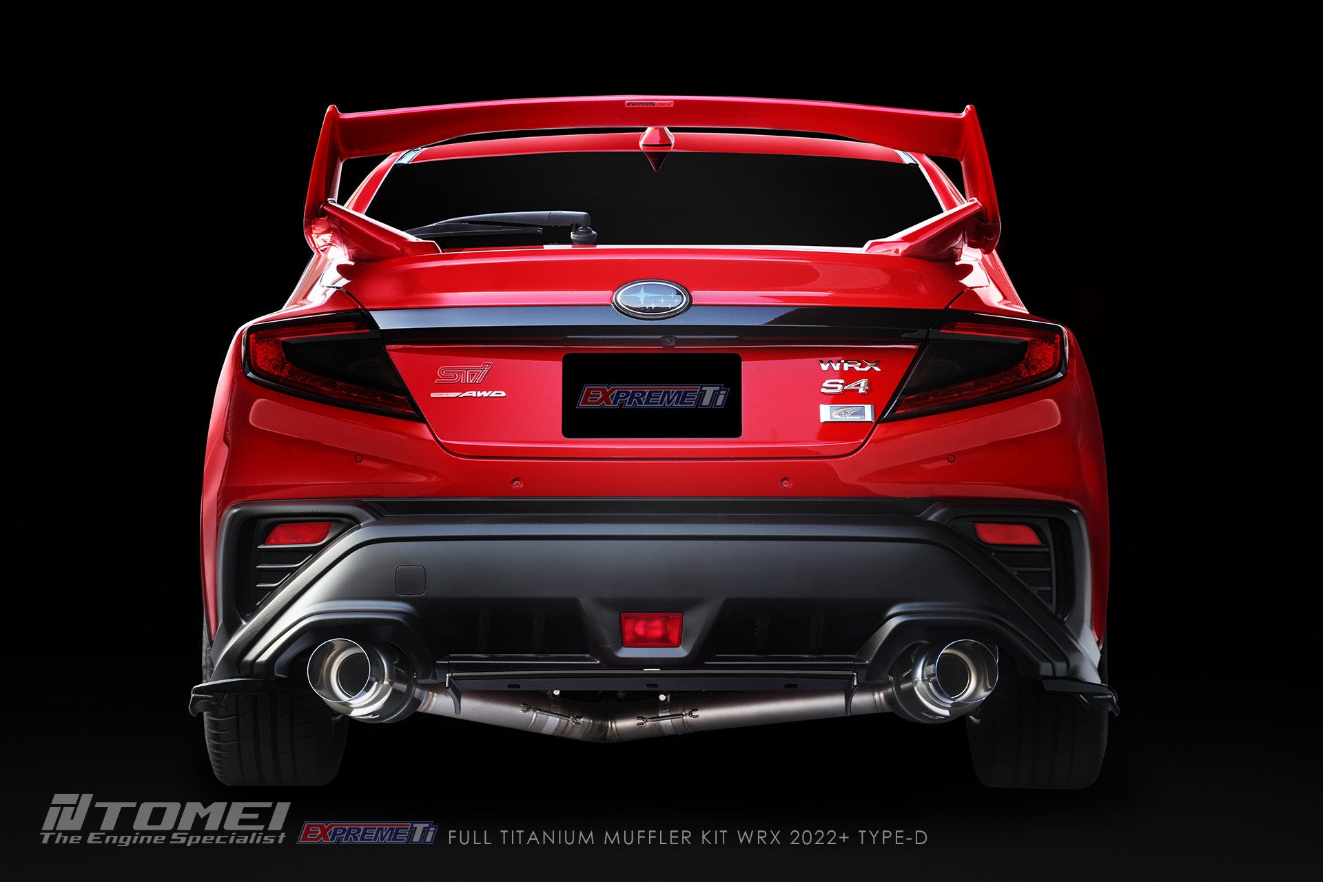 Tomei Full Titanium Muffler Expreme Ti Wrx 2022+ Type-D (Dual)