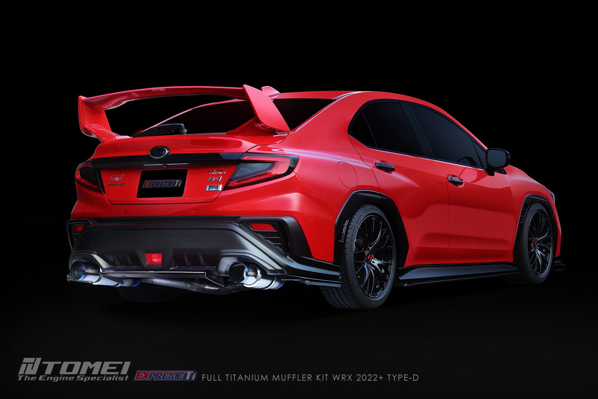 Tomei Full Titanium Muffler Expreme Ti Wrx 2022+ Type-D (Dual)