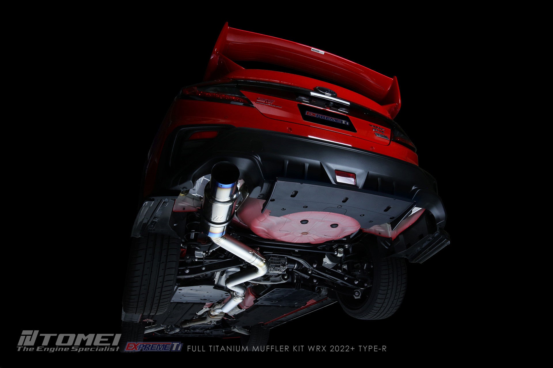 Tomei Full Titanium Single Exit Muffler (Type-R) | 2022+ WRX - 5