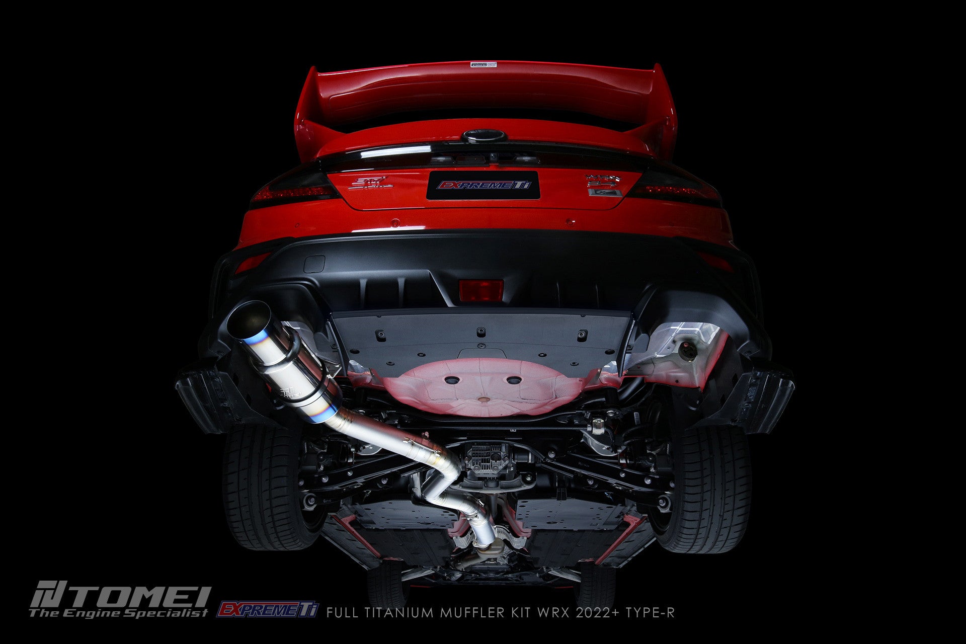 Tomei Full Titanium Single Exit Muffler (Type-R) | 2022+ WRX - 4