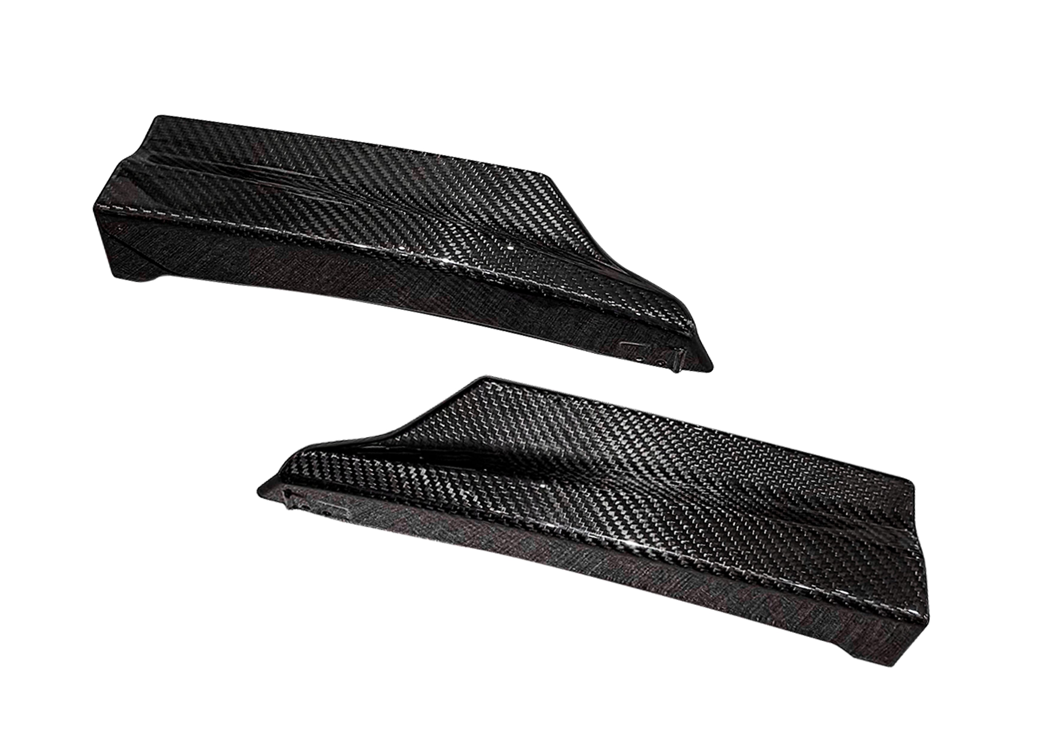 Rexpeed 2022+ WRX Dry Carbon Front Bumper Skirts