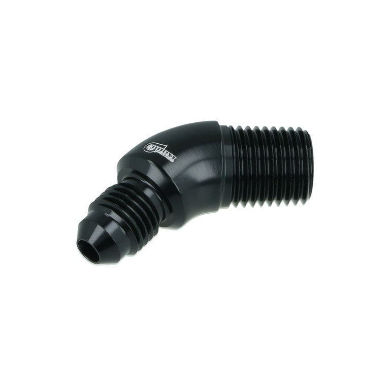 Thread Adapter -AN Male to NPT Male - 45° (GA-4D4N18-B)