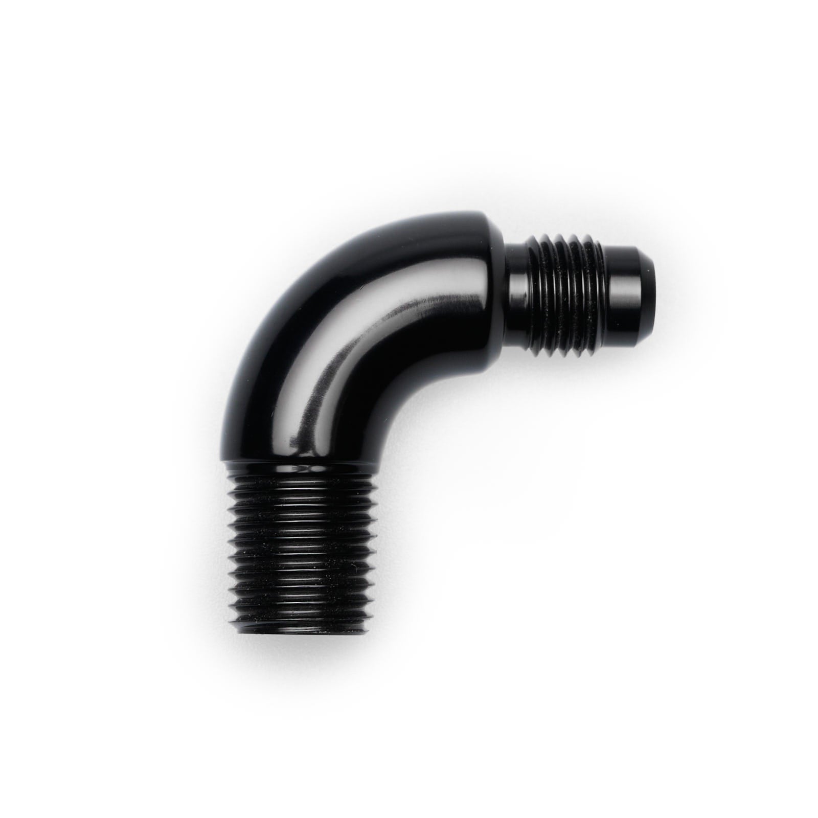 Thread Adapter -AN Male to NPT Male - 90° (GA-9D4N18-B)