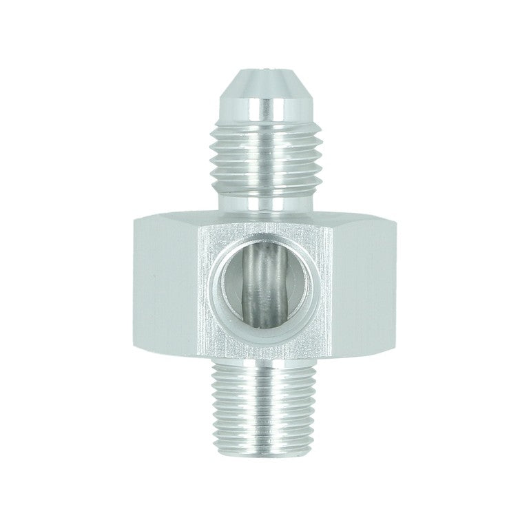 Thread Adapter -AN Male to Male with NPT Sensor Port (GA-D4N18N18-B)