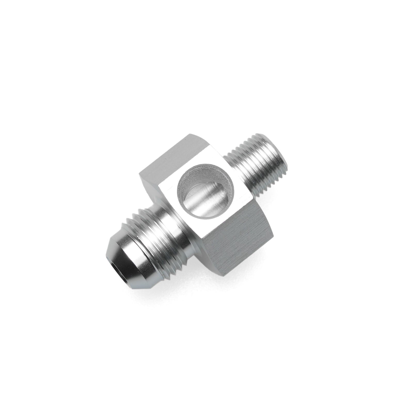 Thread Adapter -AN Male to Male with NPT Sensor Port (GA-D4N18N18-B)