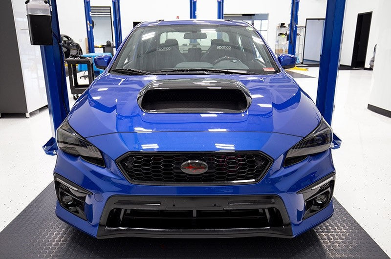 OLM Oversized Carbon Fiber Hood Scoop - 2015+ WRX / STI - 8