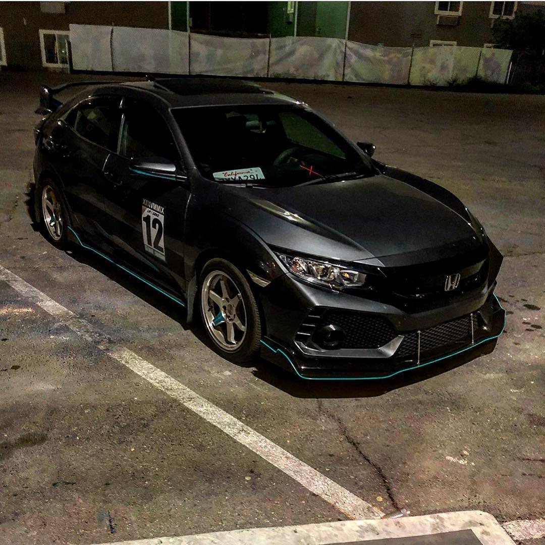 Divisor dinámico de flujo de aire V3 (Honda Civic Hatchback, Si Coupé y Si Sedán, 2017-2021)