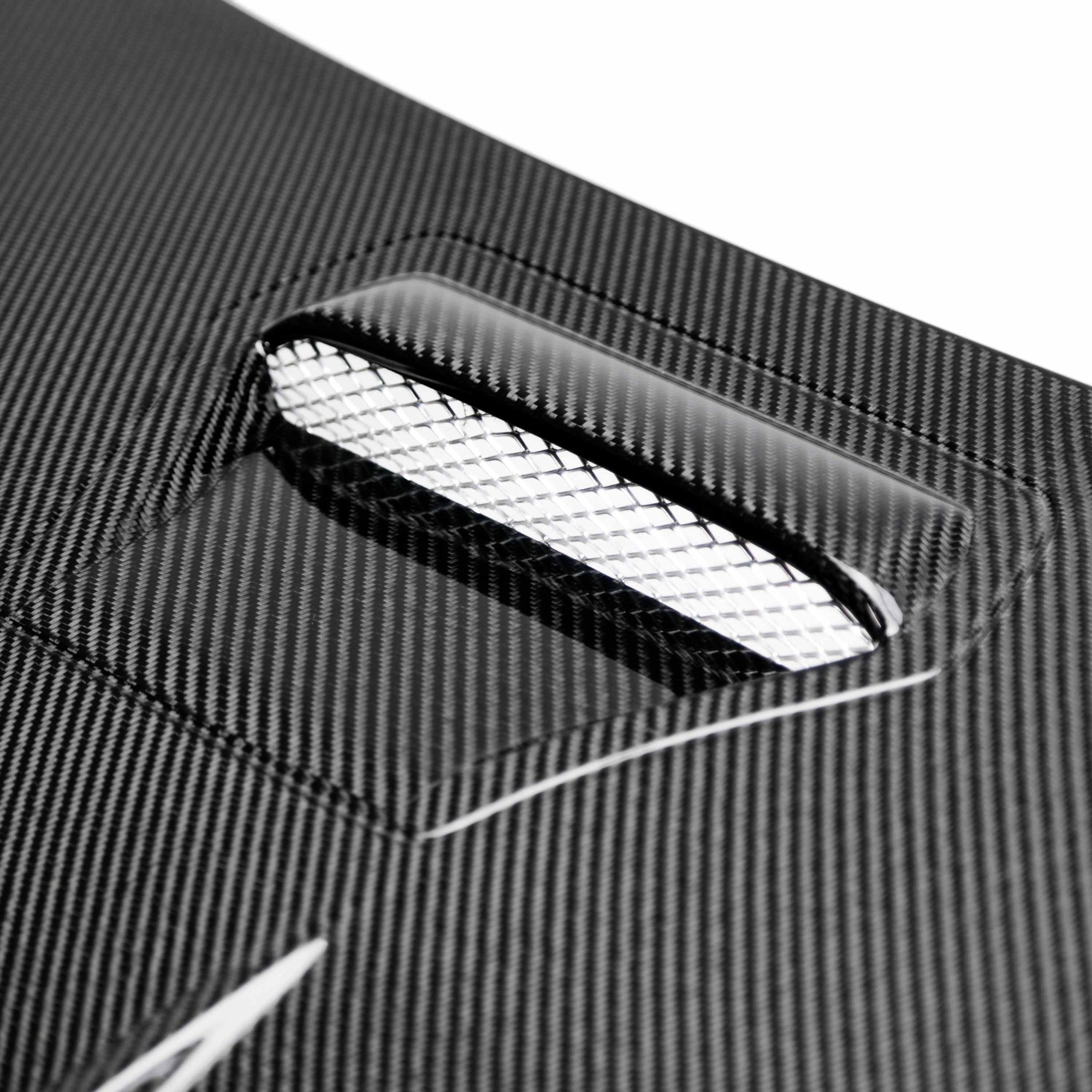 Seibon MR - Style Carbon Fiber Hood (16 - 21 Honda Civic) - Seibon