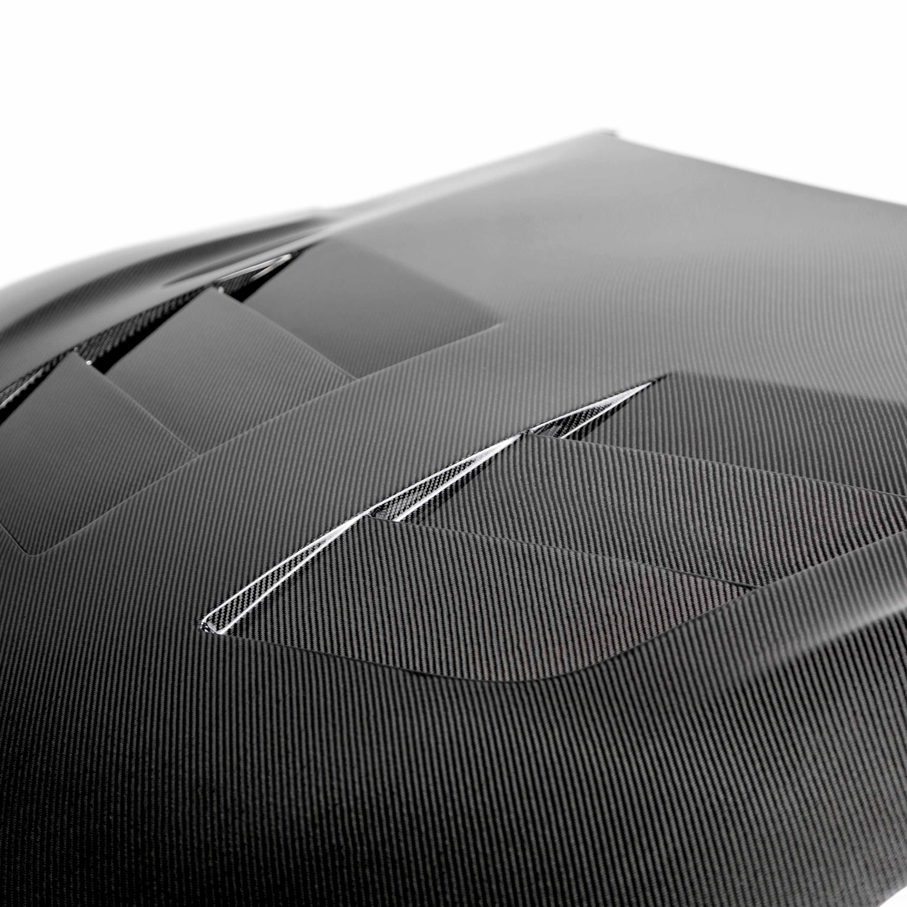 Seibon TSII-Style Double-Sided Carbon Fiber Hood (20-21 GR Supra) (seiHD20TYSUP-TSII-DS)