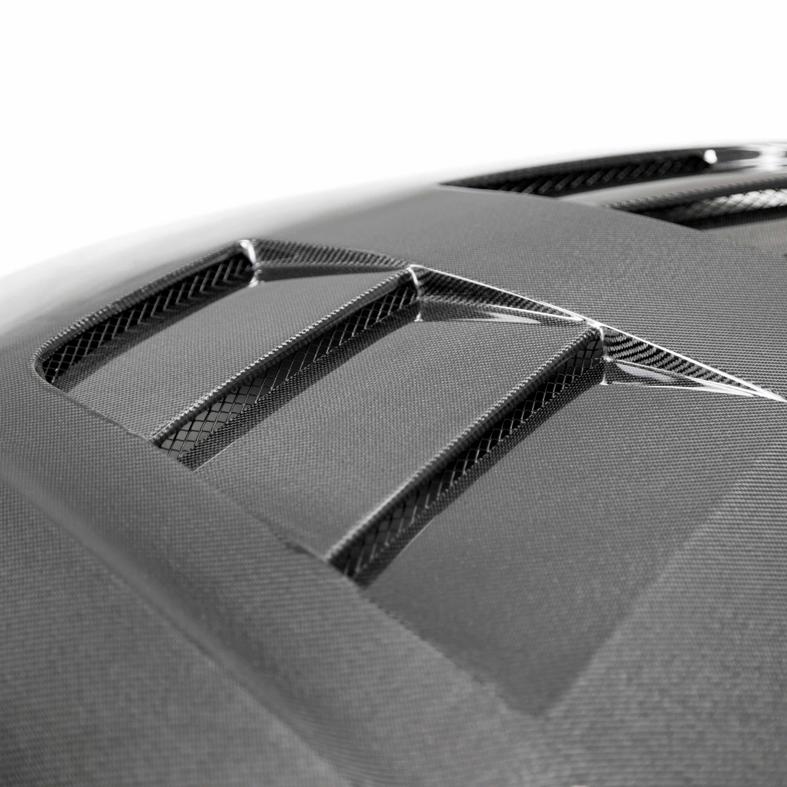 Seibon TSII-Style Double-Sided Carbon Fiber Hood (20-21 GR Supra) (seiHD20TYSUP-TSII-DS)