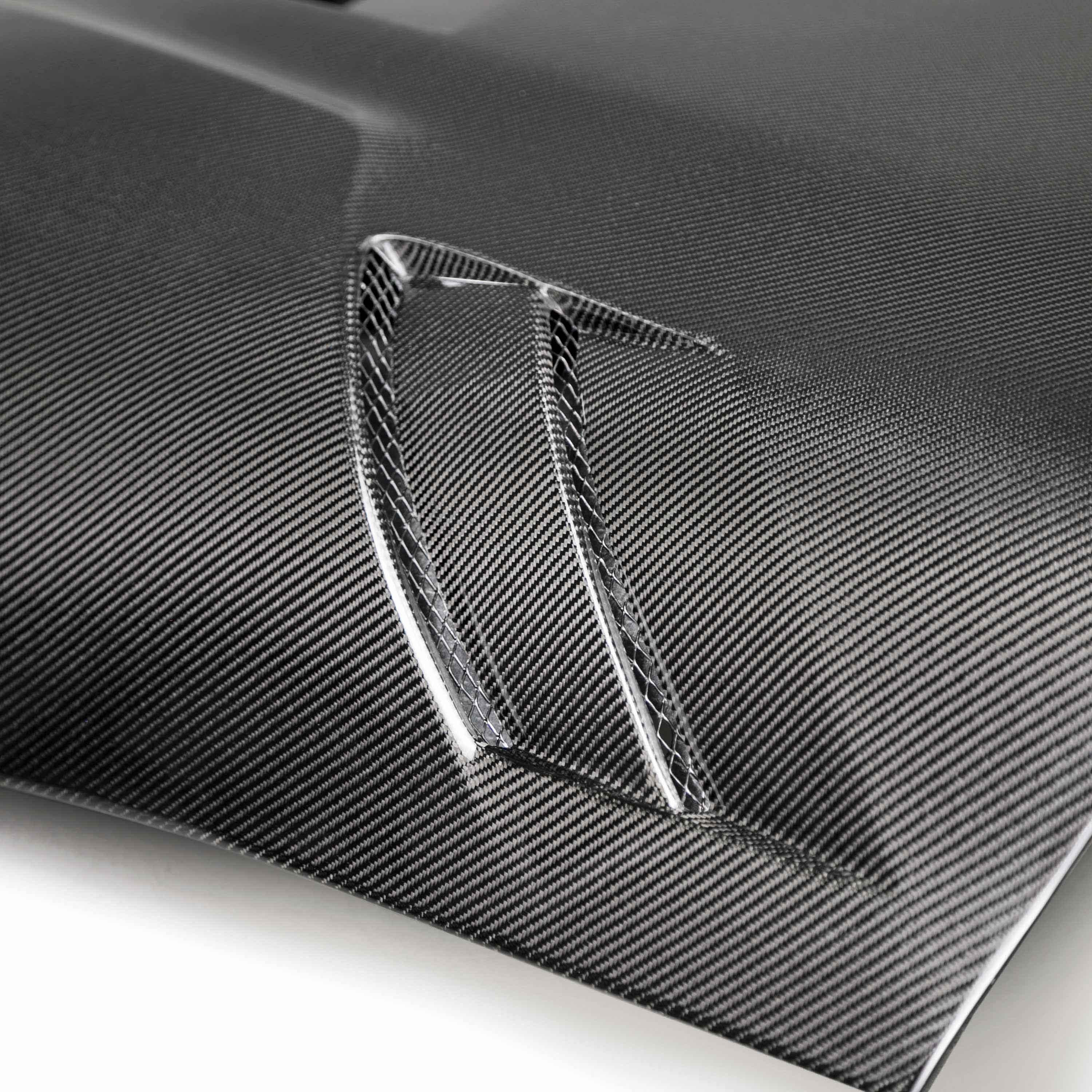 Seibon TSII-Style Double-Sided Carbon Fiber Hood (20-21 GR Supra) (seiHD20TYSUP-TSII-DS)