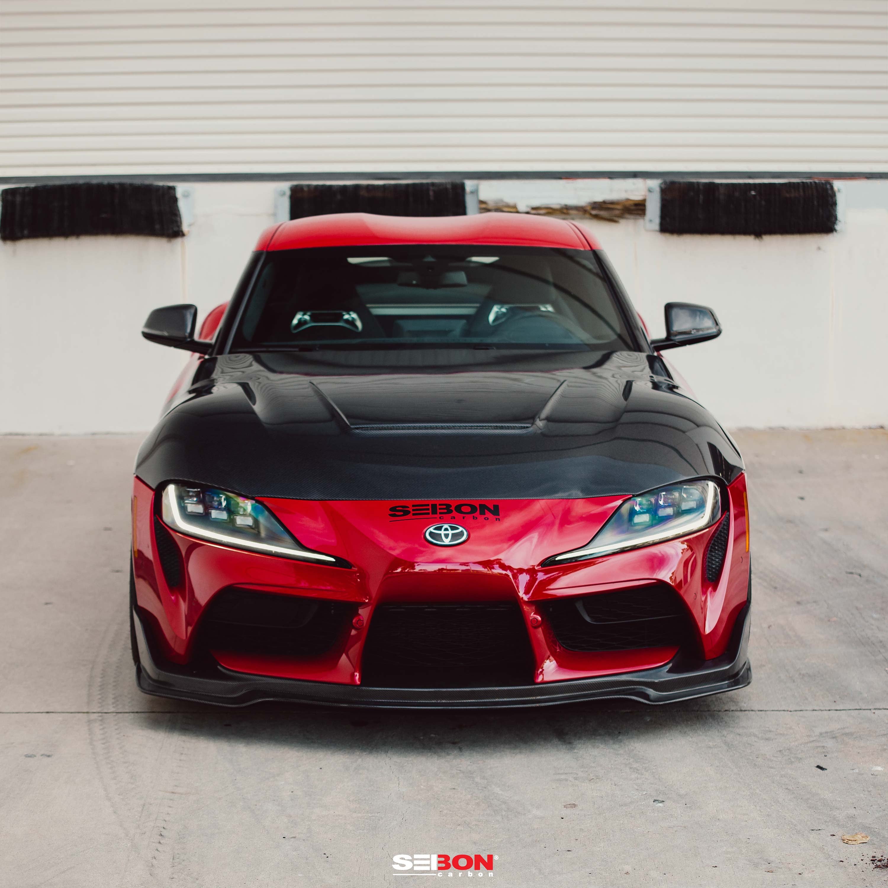 Seibon VS-Style Double-Sided Carbon Fiber Hood (20-21 GR Supra) (seiHD20TYSUP-VS-DS)
