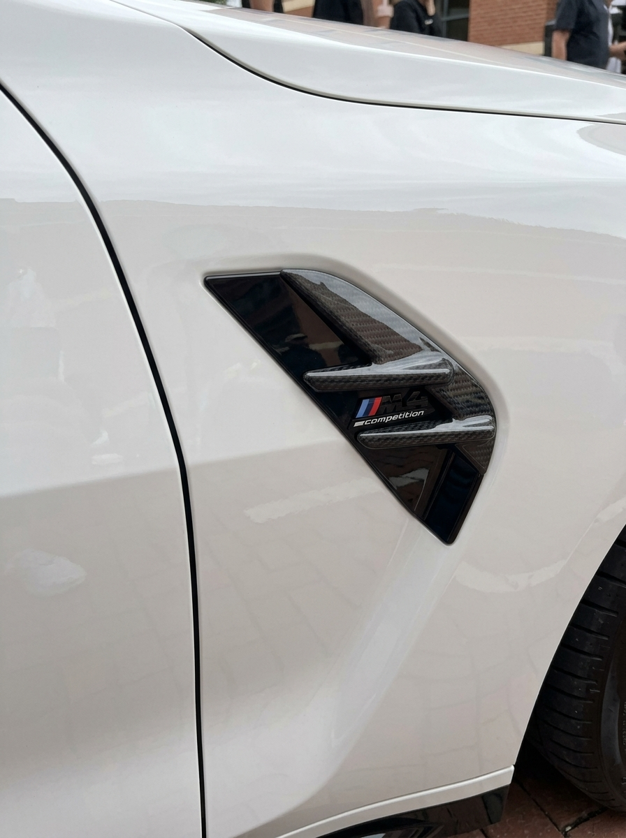 K2 Industries Dry Carbon Fiber Front Fender Vent Trim Set – BMW G80 M3 Competition (2021+)