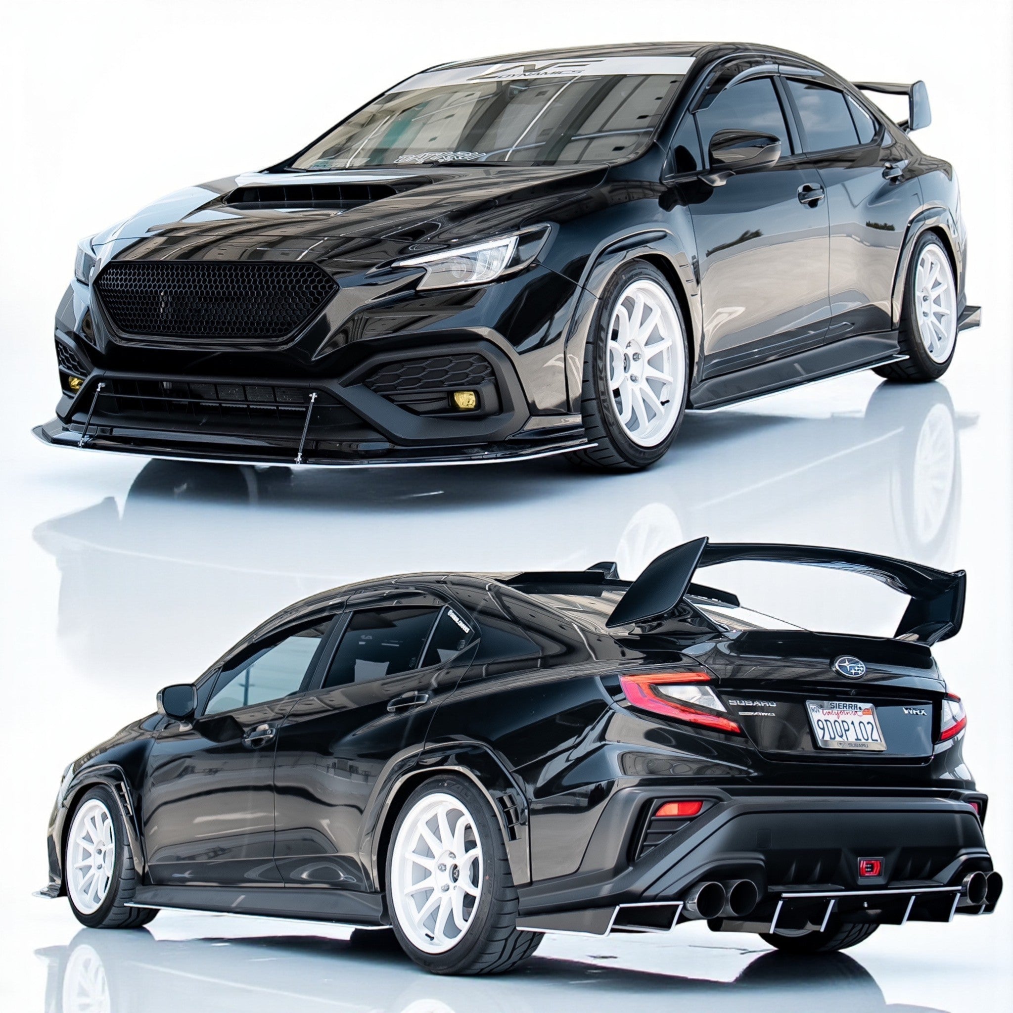 Aeroflow Dynamics Paint Matched Fender Flares (2022-2025 Subaru WRX)