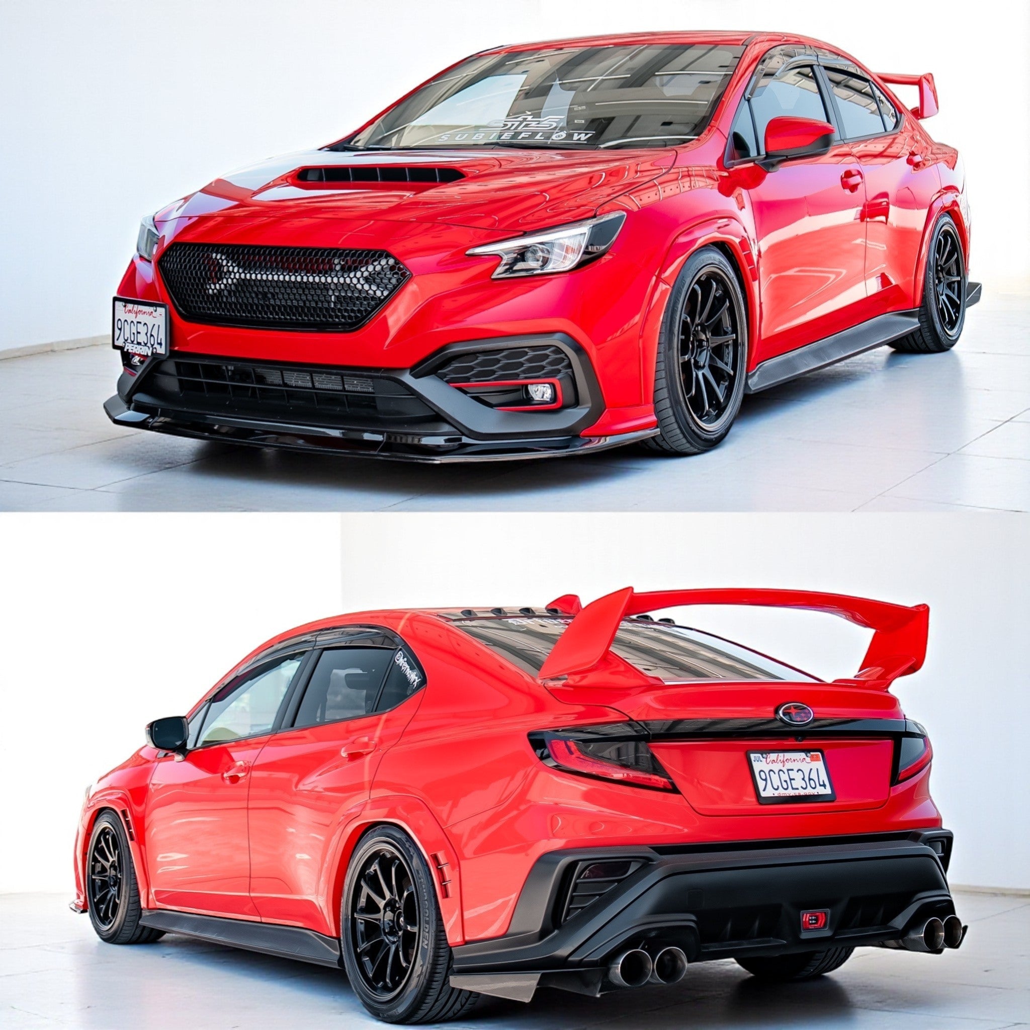Aeroflow Dynamics Paint Matched Fender Flares (2022-2025 Subaru WRX)