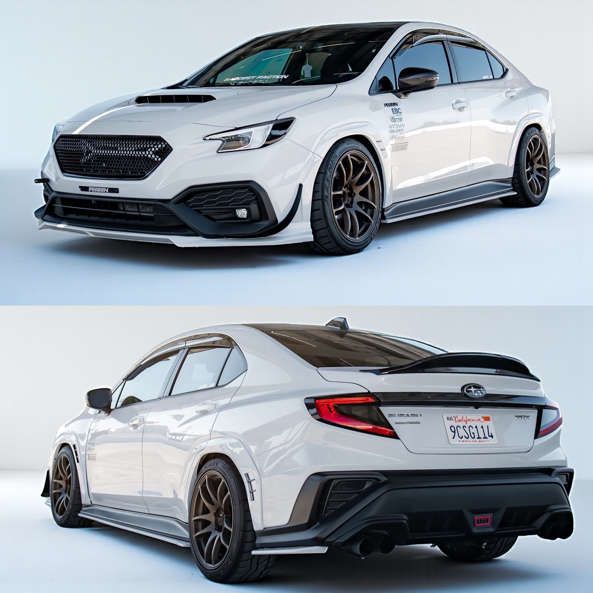 Aeroflow Dynamics Paint Matched Fender Flares (2022-2025 Subaru WRX)