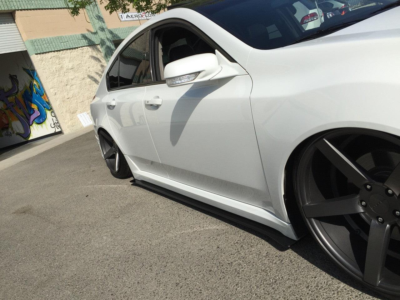 Aeroflow Dynamics Side Skirt Extension V1 (2012-2014 Acura TL A Spec) - 1