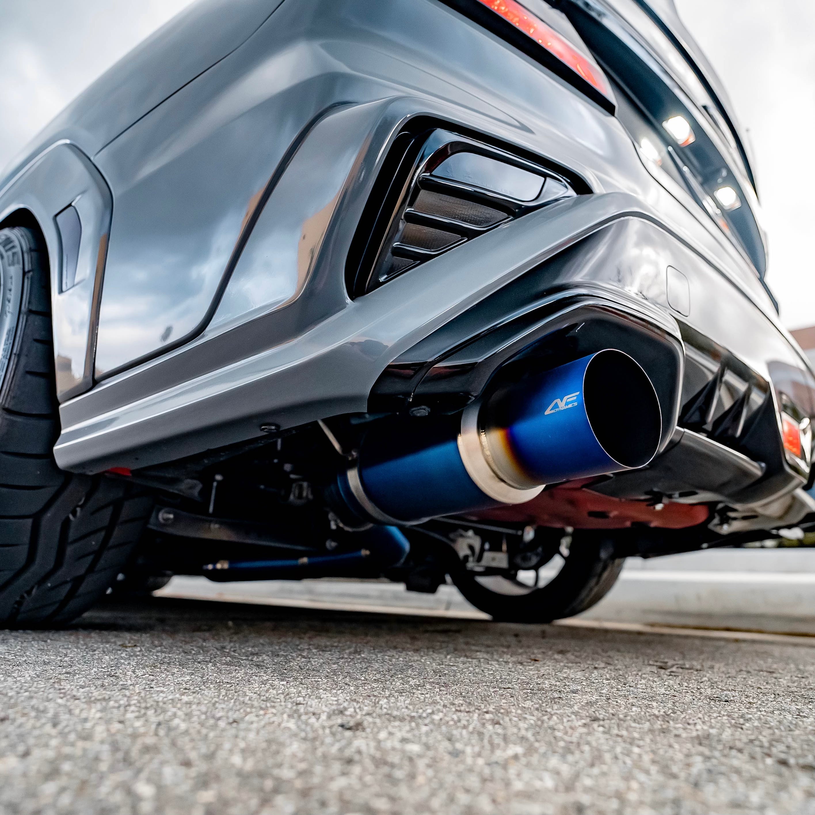 Aeroflow Dynamics F1 Titanium Single Exit Catback Exhaust (2022-2024 Subaru WRX)