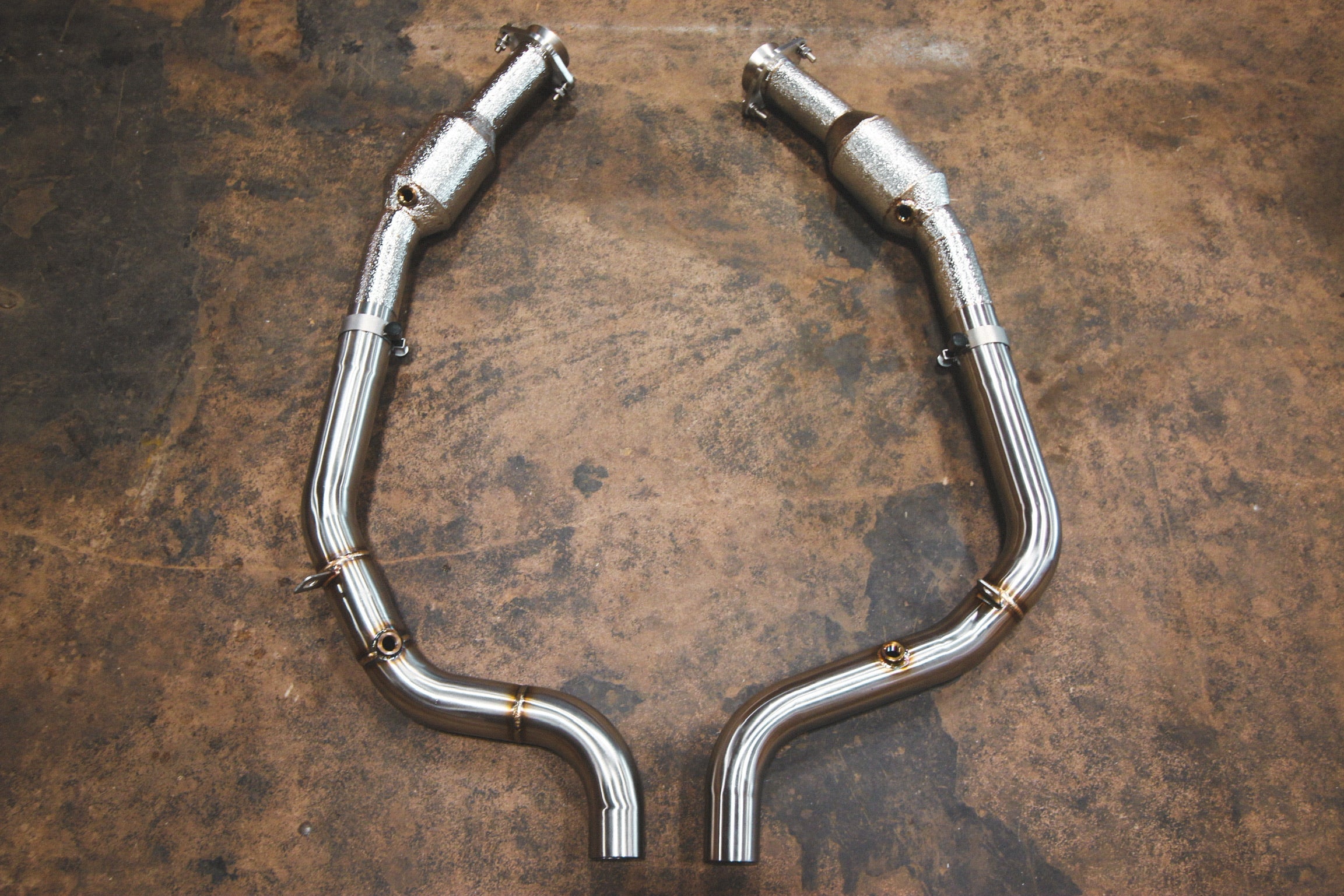 Valvetronic Range Rover Free Flow Front Pipes 200 Cell 2014-2022