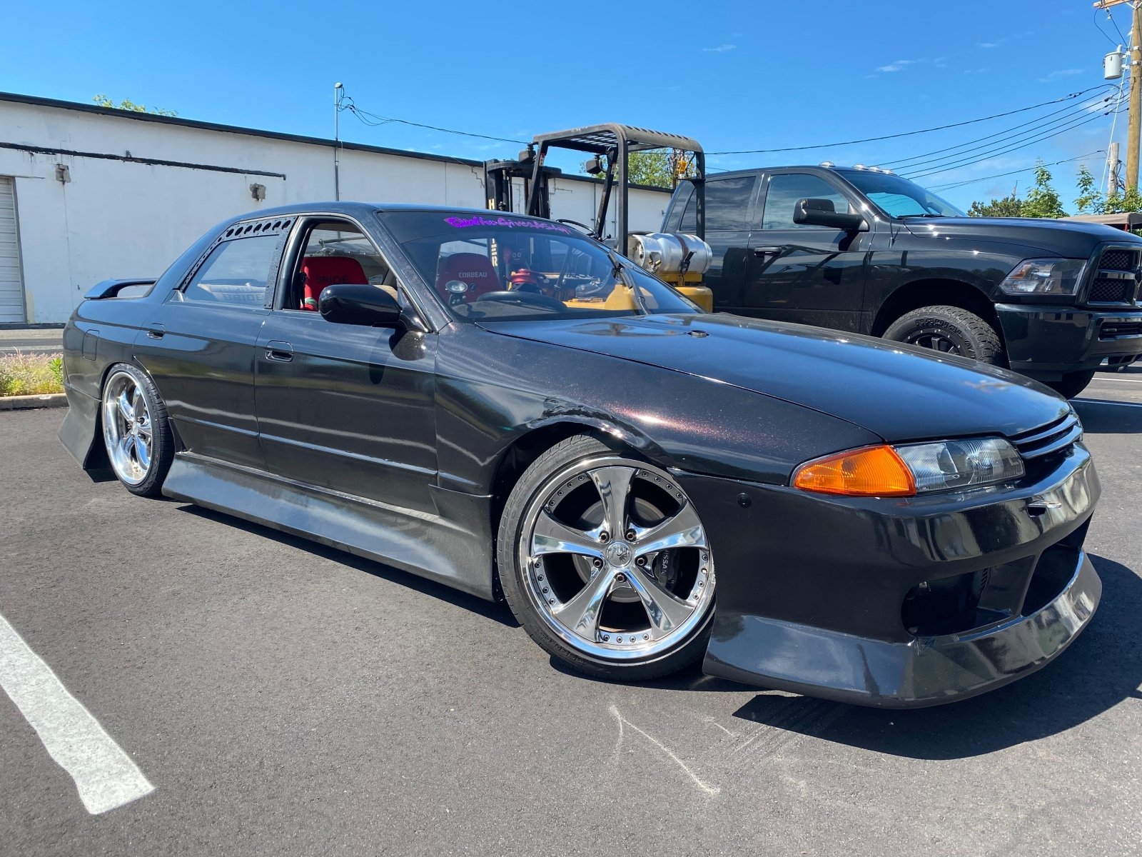 Visual Autowerks R32 Skyline Rear Window Vents (Sedan) - 1