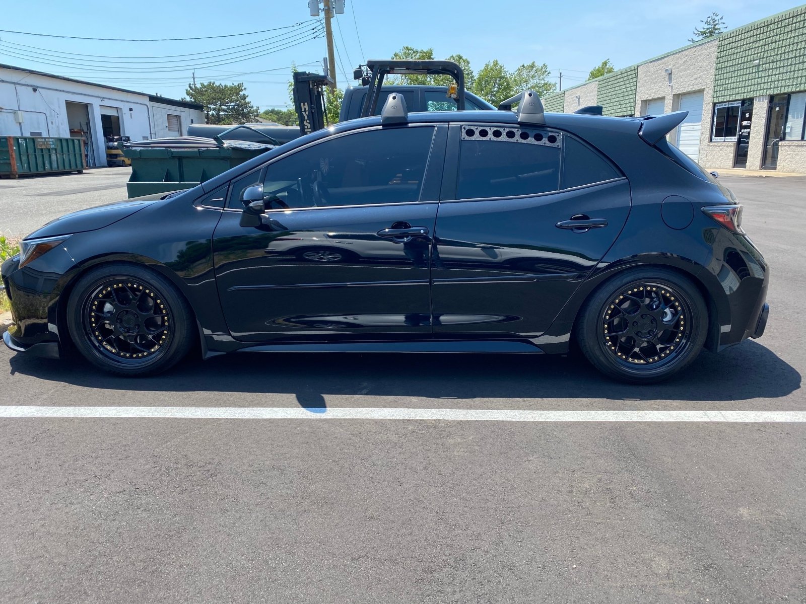 Visual Autowerks Corolla Hatch Rear Window Vents - 5