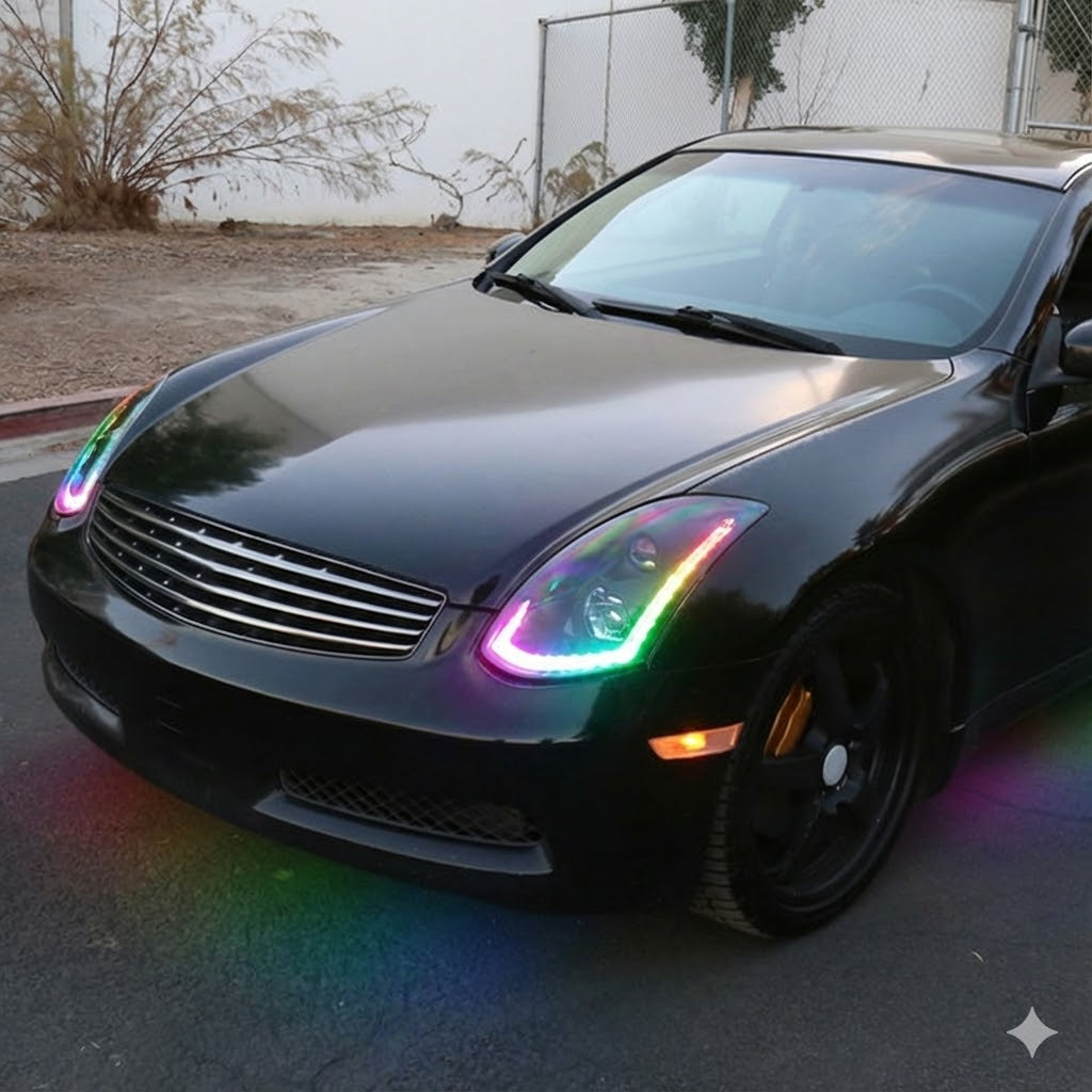 NTXGlow RGB Headlights | 2003-2007 Infiniti G35 Coupe