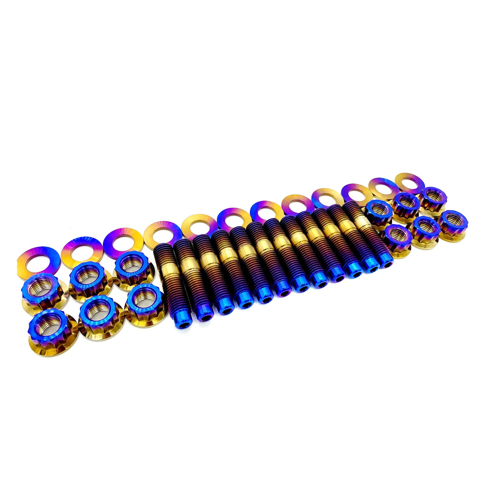 JDC Titanium Exhaust Manifold Stud Kit (MK4 Supra) - 1