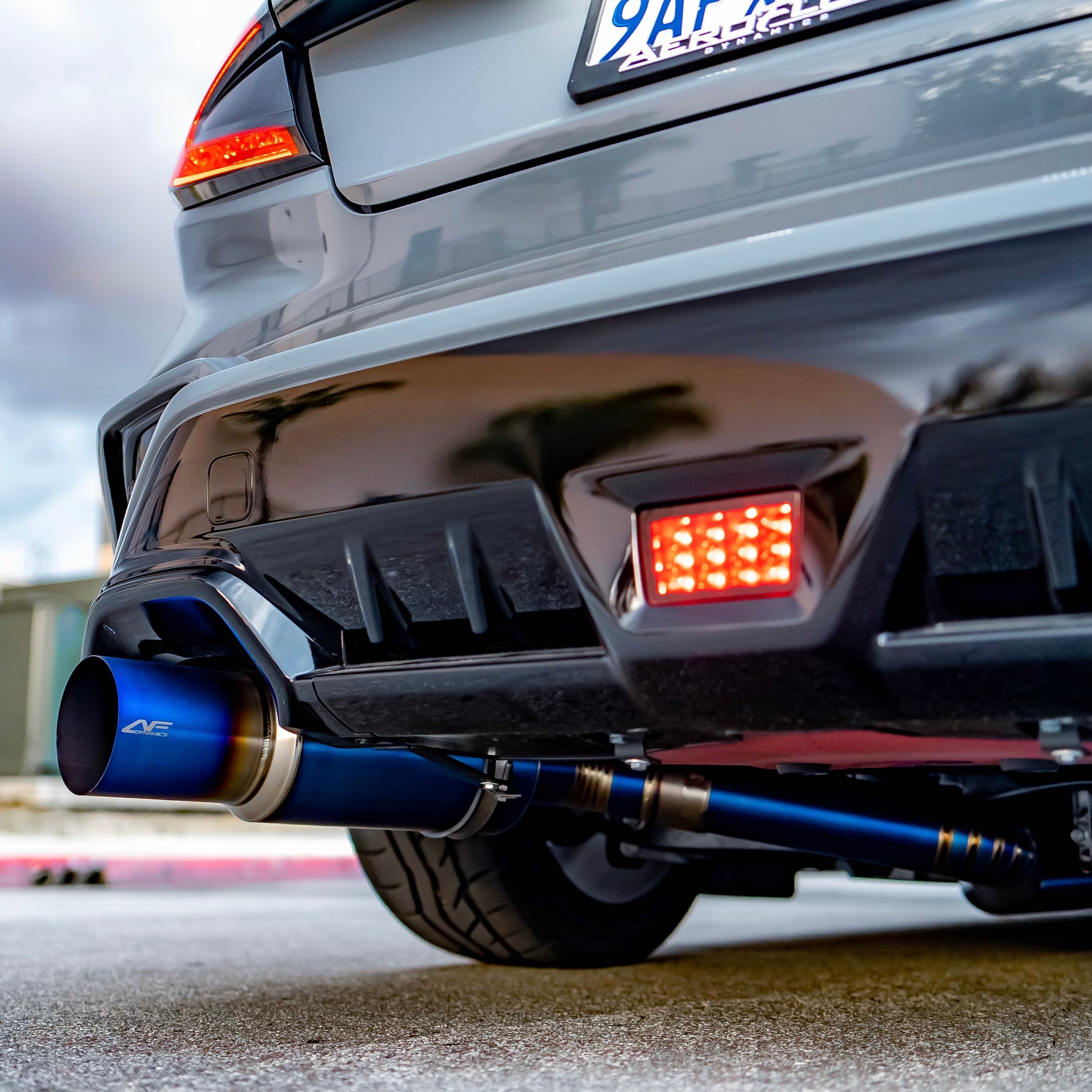 Aeroflow Dynamics F1 Titanium Single Exit Catback Exhaust (2022-2024 Subaru WRX)