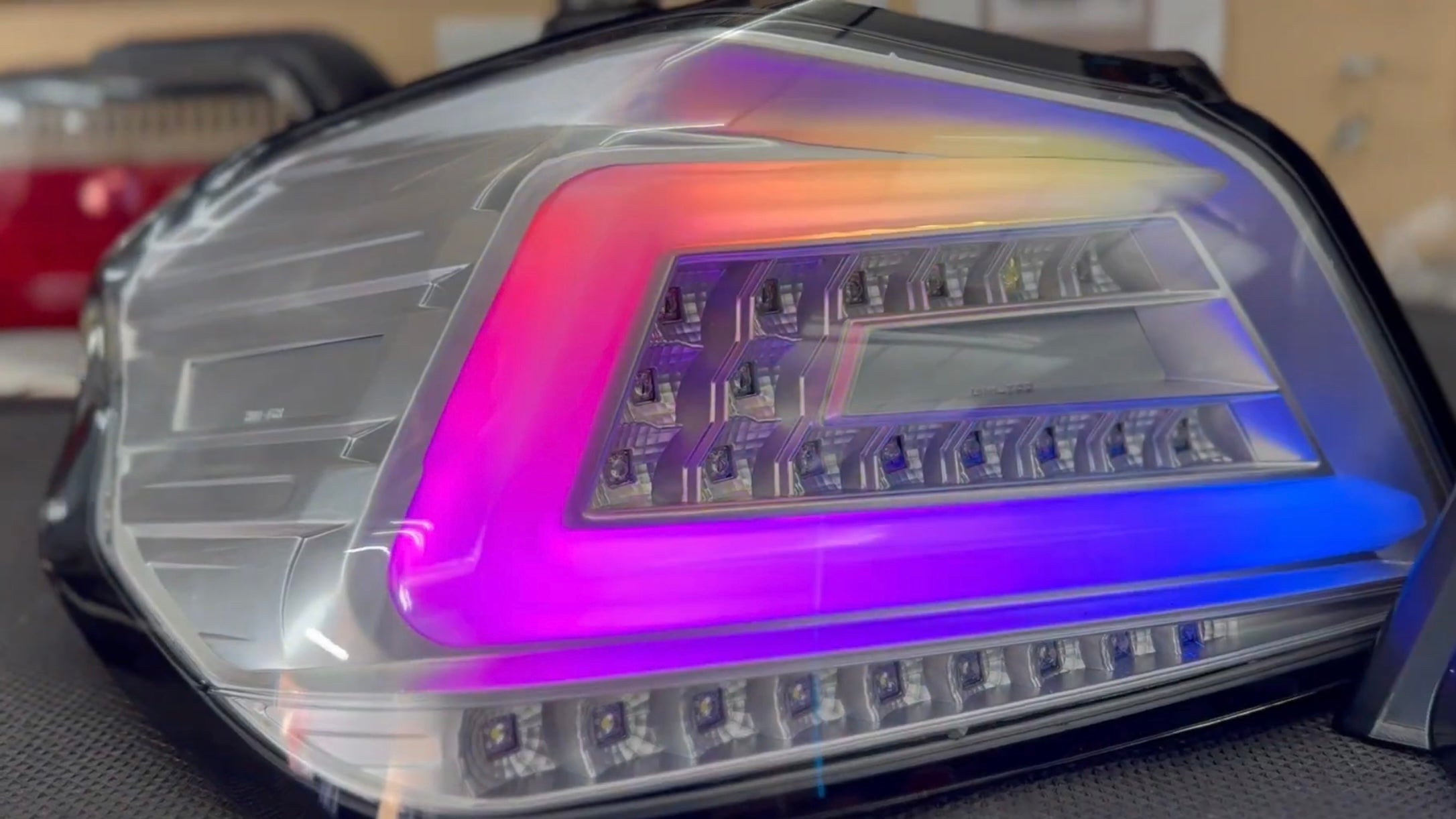 NTXGlow Clear Color Shifting Spec D Tail Lights | 2015-2021 Subaru WRX - 25