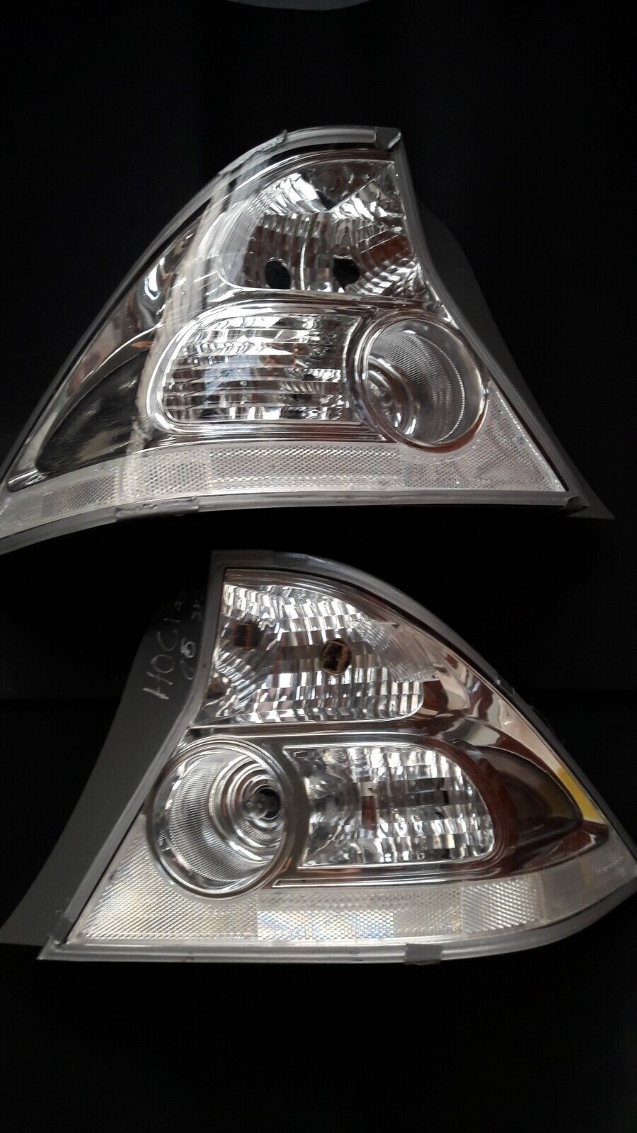 NTXGlow Clear Tail Light Lenses (2004-2005 Honda Civic Coupe)