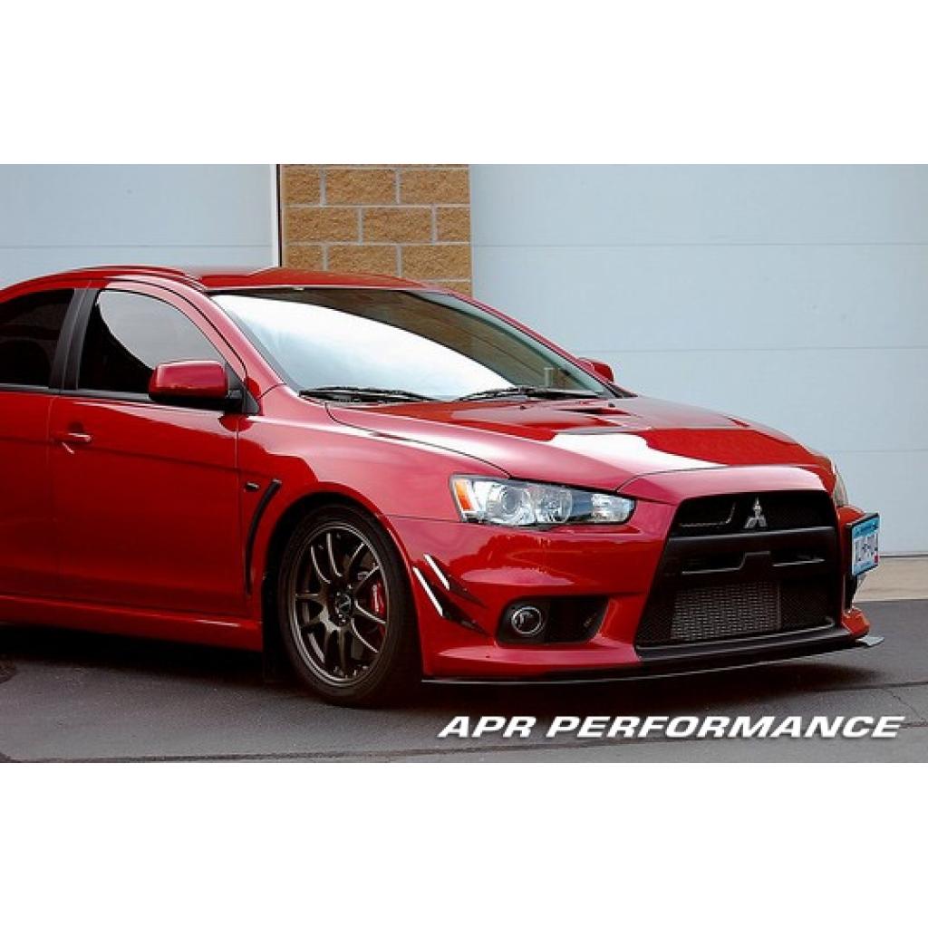 APR Stock Bumper Carbon Fiber Front Wind Splitter (2008-2016 Evo X)