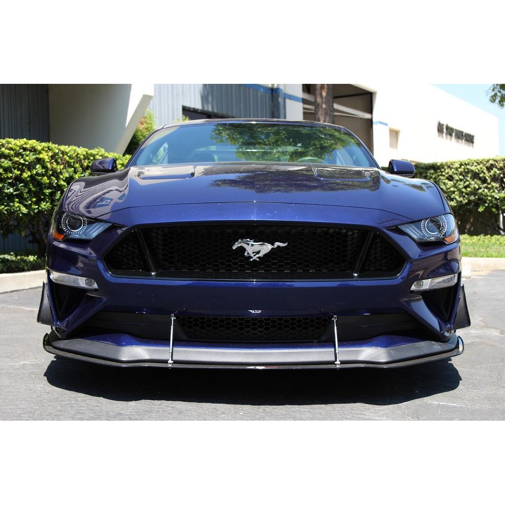 Canards de parachoques delantero de fibra de carbono APR (Ford Mustang S550 2018-2023)