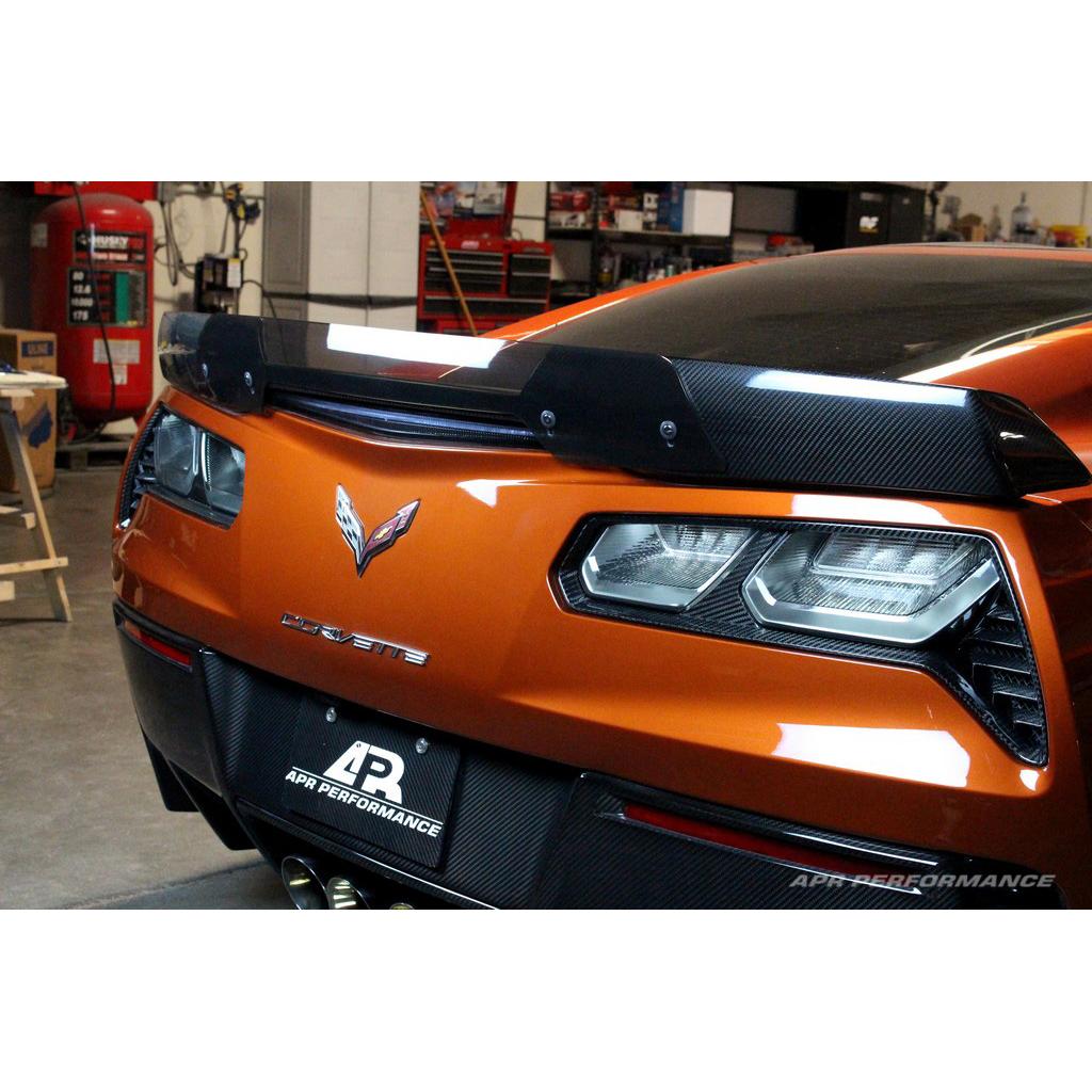 APR Carbon Fiber Rear Tail Light Bezels (2014-2019 Chevrolet Corvette C7)