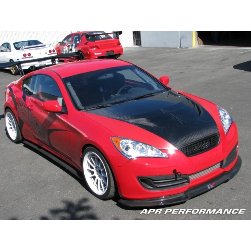 APR Carbon Fiber Side Rocker Extensions/ Side Skirt (2009-2012 Hyundai Genesis Coupe)