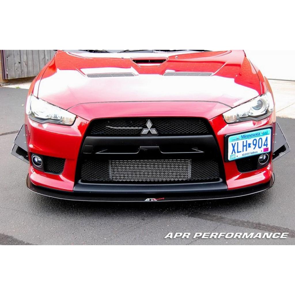 APR Stock Bumper Carbon Fiber Front Wind Splitter (2008-2016 Evo X)