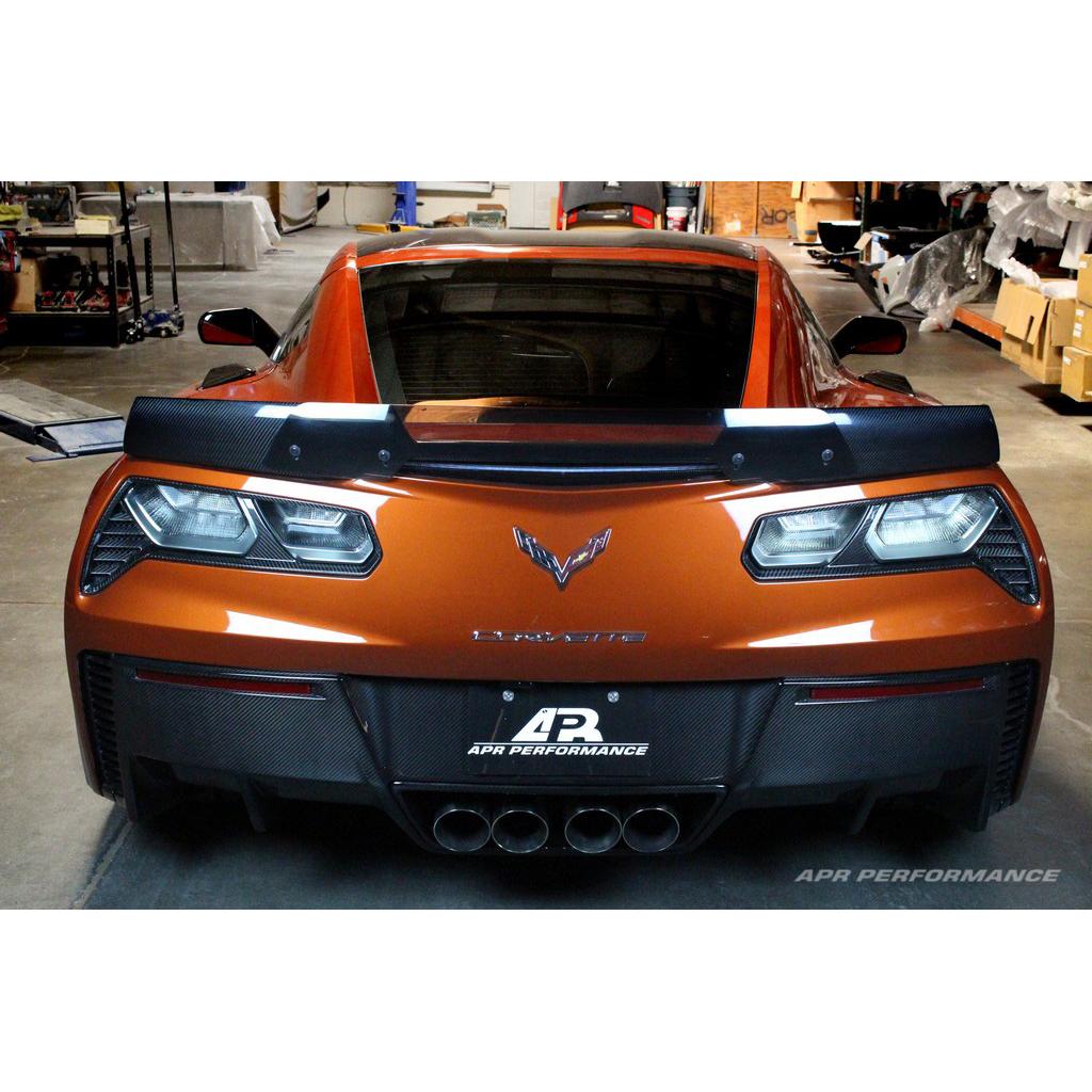 APR Carbon Fiber Rear Tail Light Bezels (2014-2019 Chevrolet Corvette C7)